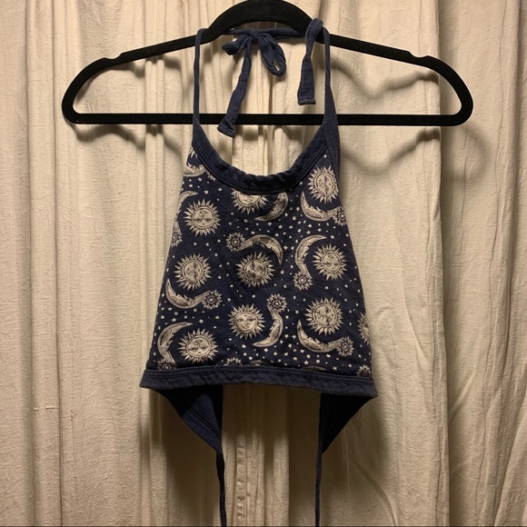 Celestial Crop Halter Top - Picture 2 of 5